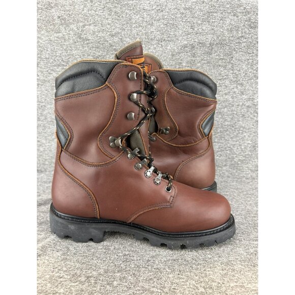 ✅Mens 9D Irish Setter Stag 828 Brown Leather 9 Waterproof Insulated Hunting Boot